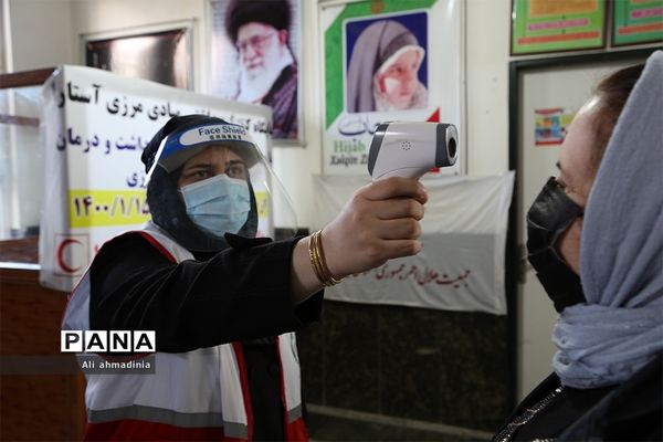 طرح غربالگری مسافران نوروزی در مرزآستارا