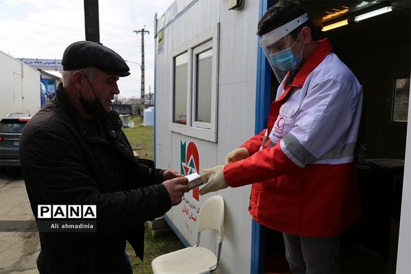 طرح غربالگری مسافران نوروزی در مرزآستارا