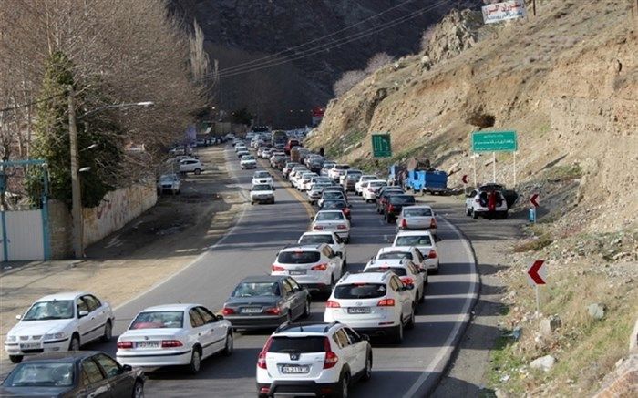 ممنوعیت تردد در محور چالوس