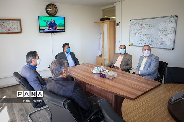 دیدار نوروزی معاون پرورشی و فرهنگی وزارت آمورش و پرورش با همکاران سازمان دانش آموزی