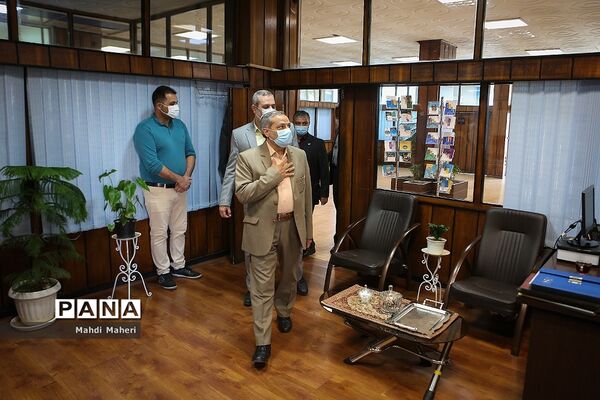 دیدار نوروزی معاون پرورشی و فرهنگی وزارت آمورش و پرورش با همکاران سازمان دانش آموزی