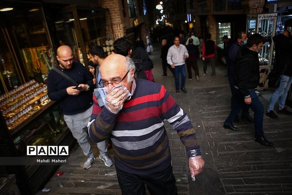 تهران در وضعیت قرمز بدون ماسک