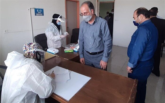 انجام تست تشخیصی کرونا در آموزش و پرورش ملارد