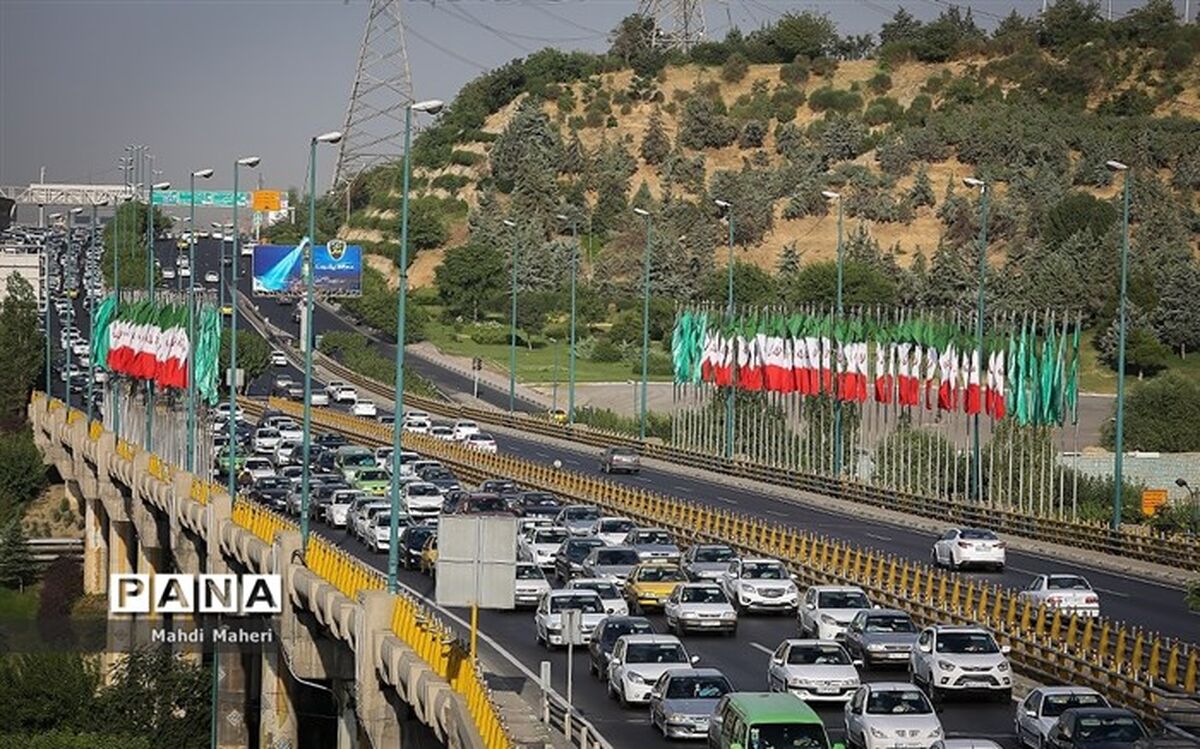 ترافیک صبحگاهی در 11 بزرگراه شهر تهران