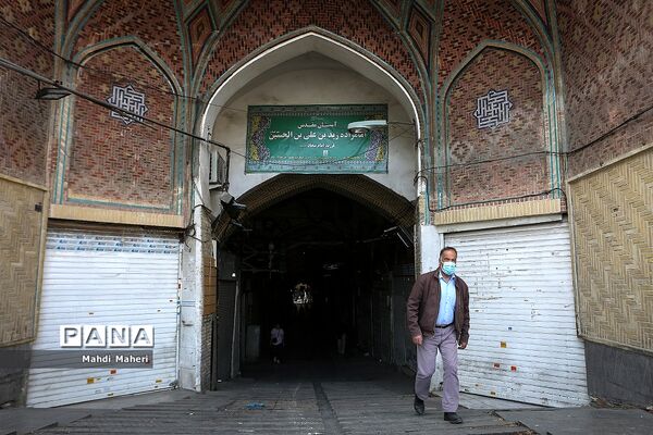 تعطیلی بازار تهران در وضعیت قرمز کرونایی