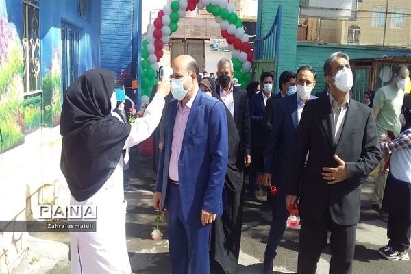 آیین افتتاحیه مدرسه پویا نجمه و سمیه در شهرستان قرچک