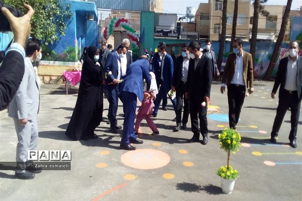 آیین افتتاحیه مدرسه پویا نجمه و سمیه در شهرستان قرچک