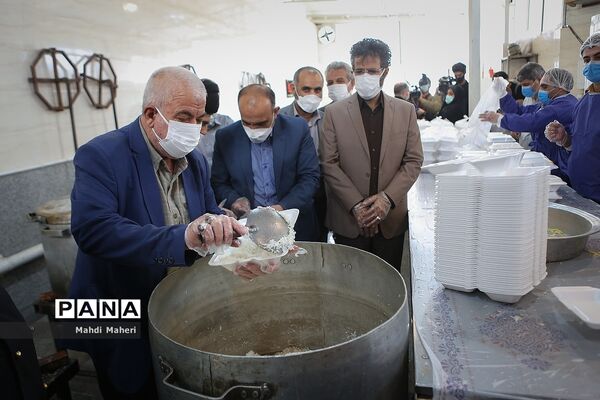 افتتاح اولین آشپزخانه بزرگ در پویش ایران همدل (طرح اطعام مهدوی)