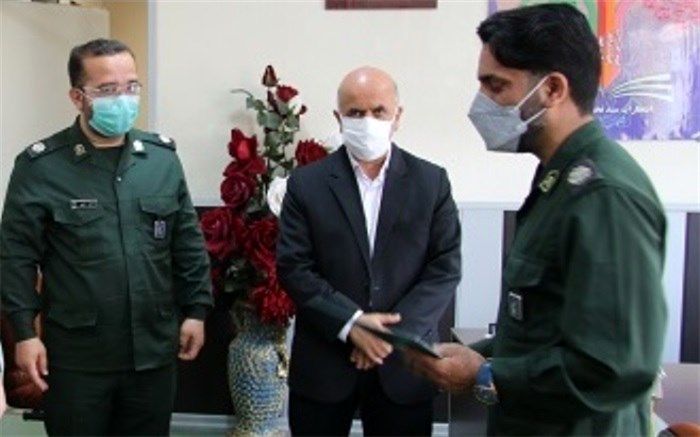مراسم تکریم و معارفه مسئول بسیج دانش‌آموزی پسران آموزش و پرورش اسلامشهر