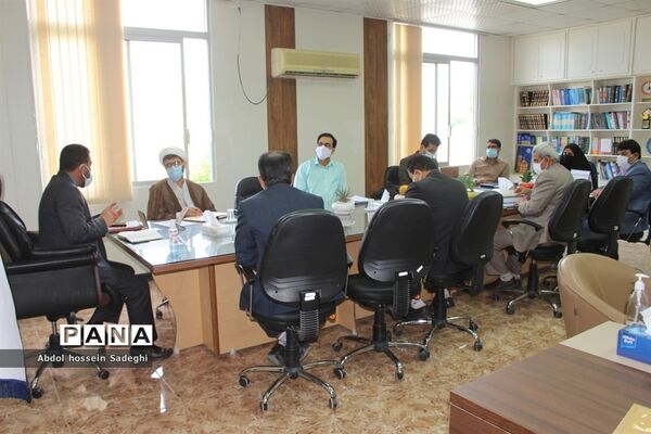 جلسه میز کارشهرستان‌ها و مناطق  معاونت پرورشی و فرهنگی آموزش و پرورش استان بوشهر