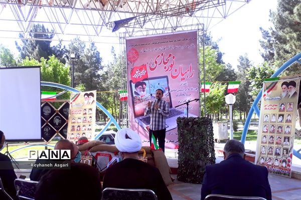 برگزاری مراسم نمادین راهیان نور در شهرستان قرچک