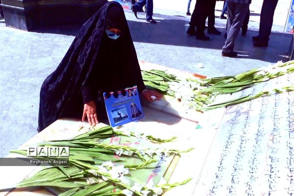 برگزاری مراسم نمادین راهیان نور در شهرستان قرچک