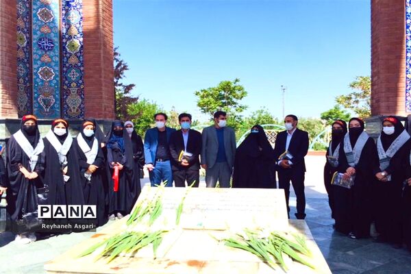 برگزاری مراسم نمادین راهیان نور در شهرستان قرچک