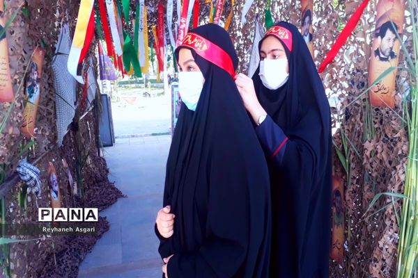 برگزاری مراسم نمادین راهیان نور در شهرستان قرچک