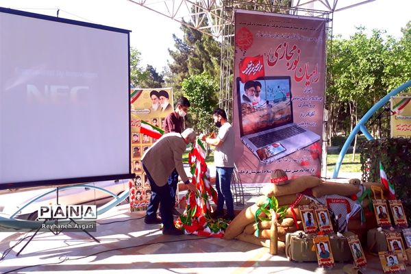 برگزاری مراسم نمادین راهیان نور در شهرستان قرچک