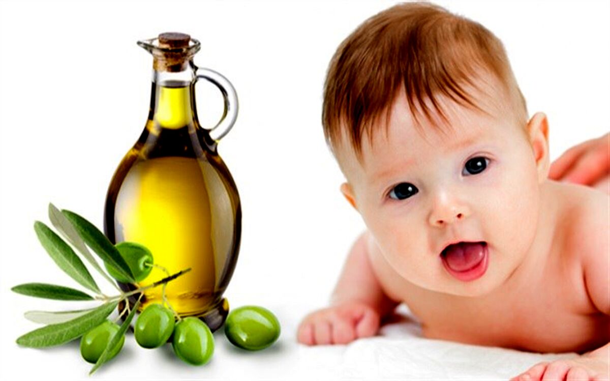 فواید روغن‌زیتون برای نوزادان