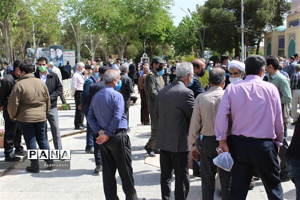 مراسم تشییع پیکرشهید سردارحجازی در استان اصفهان