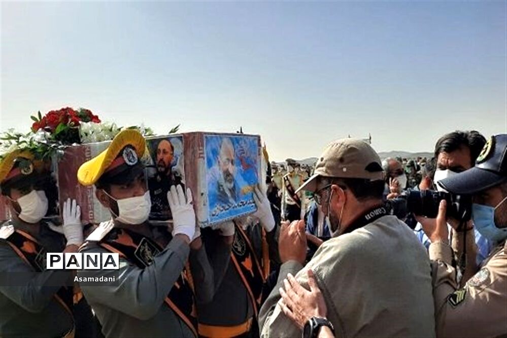 مراسم تشییع پیکرشهید سردارحجازی در استان اصفهان