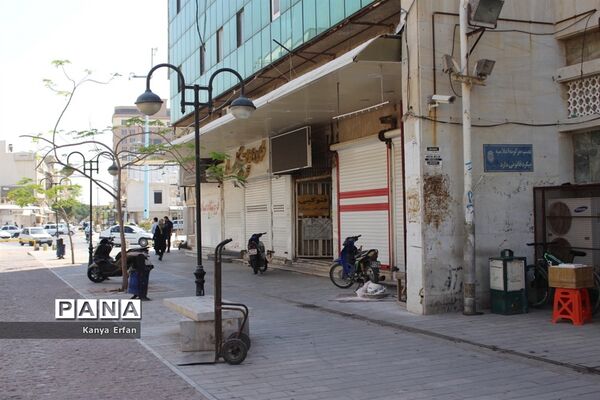 تعطیلی  بازار بوشهردر سایه تشدید محدودیت های کرونایی