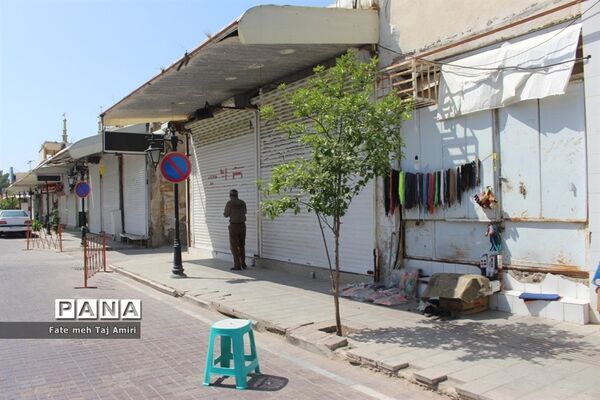 تعطیلی  بازار بوشهردر سایه تشدید محدودیت های کرونایی