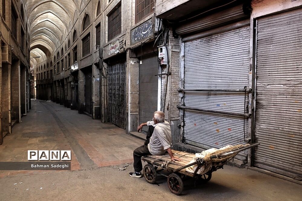 تمدید تعطیلی بازار بزرگ تهران