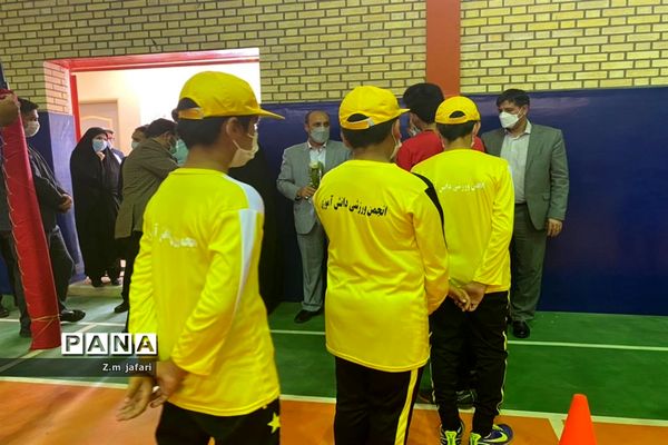 بهره‌برداری از سالن ورزشی آموزشگاه آیت‌الله خامنه‌ای شهرستان پیشوا