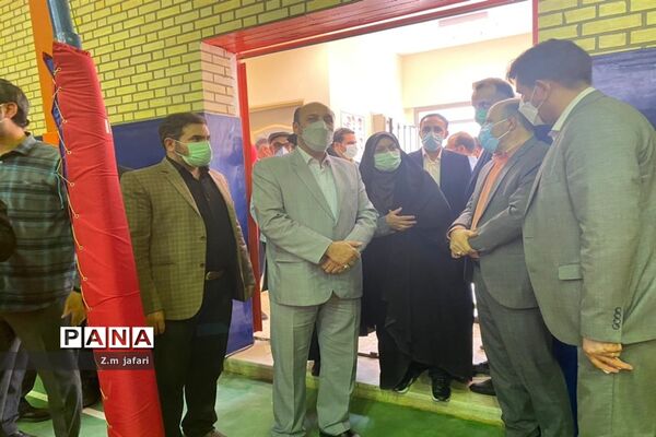 بهره‌برداری از سالن ورزشی آموزشگاه آیت‌الله خامنه‌ای شهرستان پیشوا