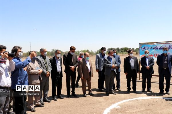 آیین کلنگ زنی سالن اجتماعات 1000 نفره اردوگاه فرهنگی تربیتی ثامن الحجج مشهد