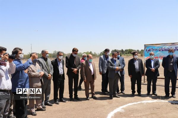 آیین کلنگ زنی سالن اجتماعات 1000 نفره اردوگاه فرهنگی تربیتی ثامن الحجج مشهد