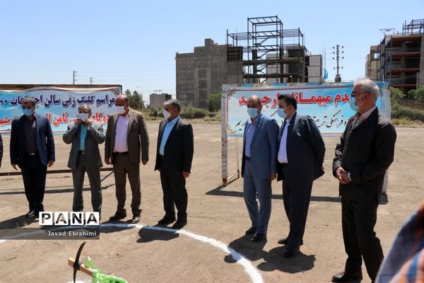 آیین کلنگ زنی سالن اجتماعات 1000 نفره اردوگاه فرهنگی تربیتی ثامن الحجج مشهد