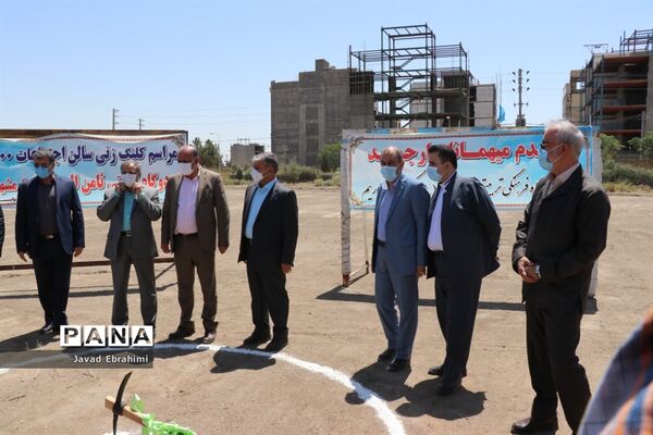 آیین کلنگ زنی سالن اجتماعات 1000 نفره اردوگاه فرهنگی تربیتی ثامن الحجج مشهد