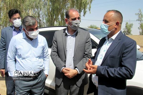 بازدید معاون توسعه روستایی و مناطق محروم رییس جمهوری از روستاهای دغاغله و بامدژ اهواز