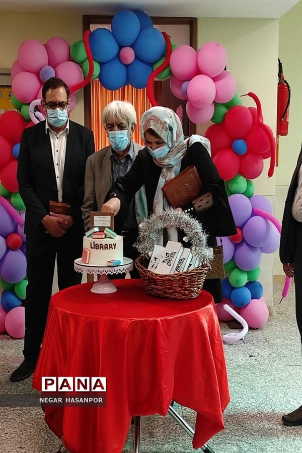 افتتاح کتابخانه در دبستان مهندس بابایی فلاورجان