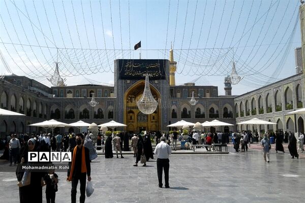 حال و هوای حرم مطهر رضوی در روز زیارتی  امام رضا علیه السلام