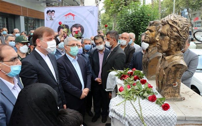 گلباران محل شهادت شهیدان انصاری و نورانی در رشت