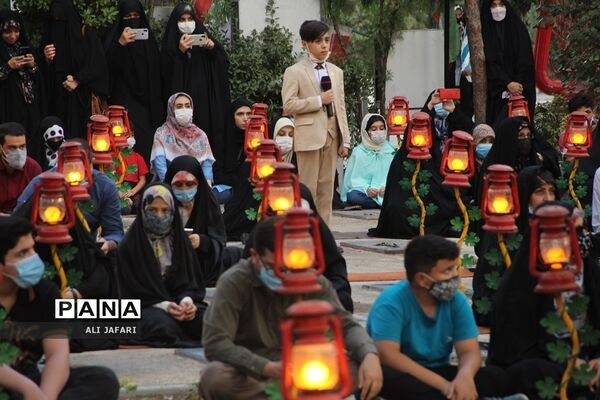 مراسم معنوی مناجات‌خوانی در گلزار شهدا بهشت زهرا‌(س)