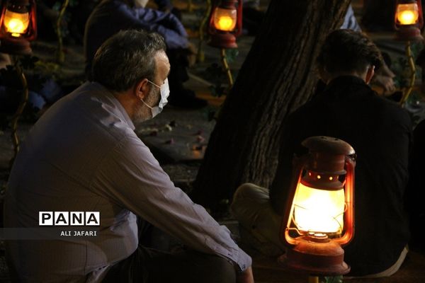 مراسم معنوی مناجات‌خوانی در گلزار شهدا بهشت زهرا‌(س)