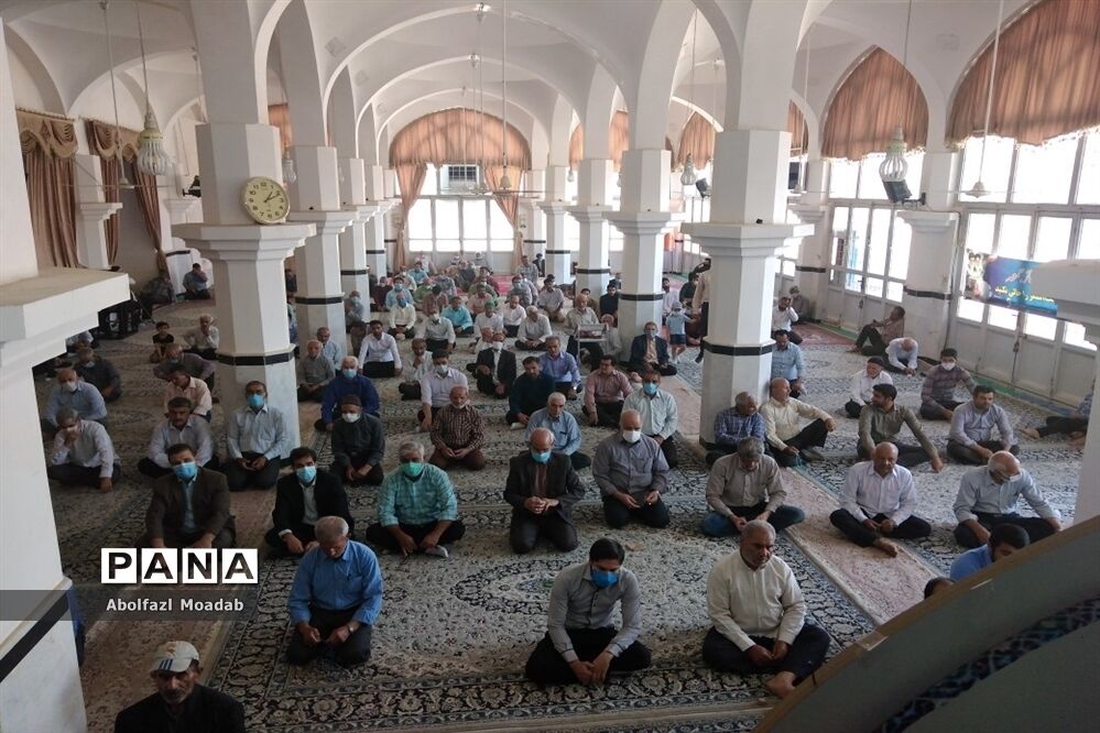 برگزاری نماز جمعه در محل مسجد جامع شهرستان خلیل آباد