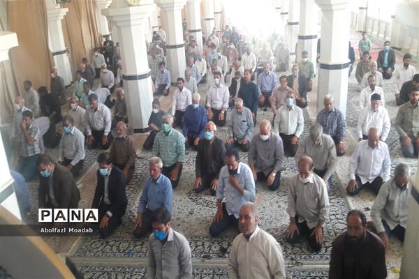 برگزاری نماز جمعه در محل مسجد جامع شهرستان خلیل آباد