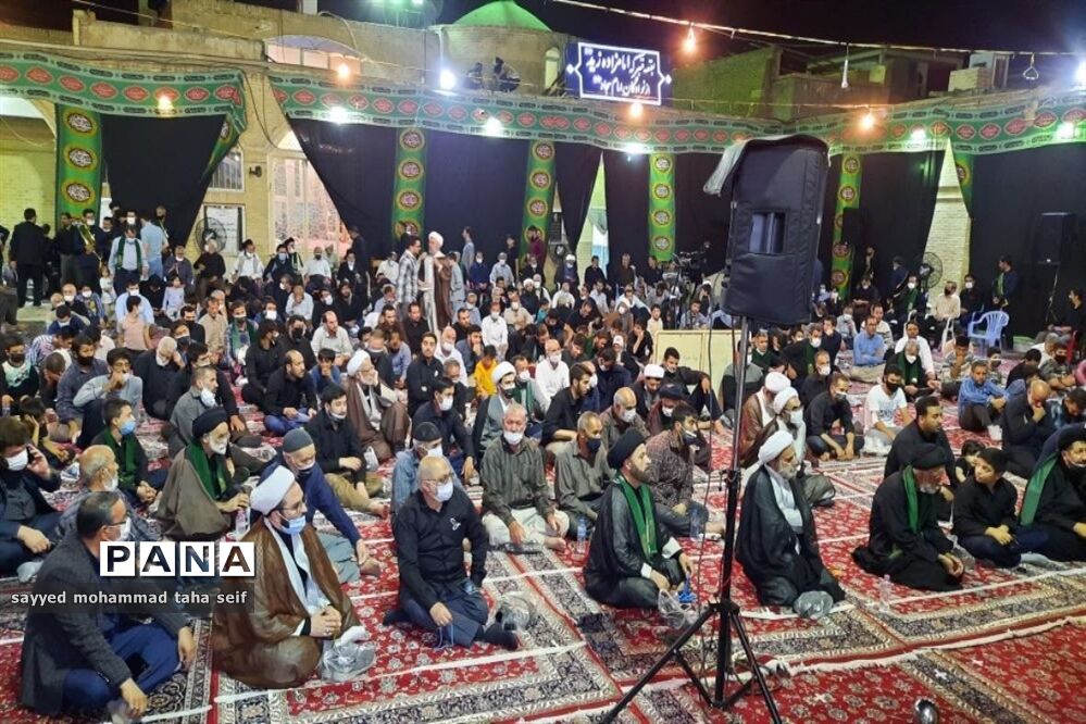 مراسم عزاداری سالروز شهادت امام محمد تقی(ع) در چهل اختران قم