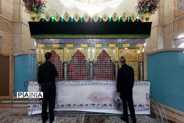 مراسم عزاداری سالروز شهادت امام محمد تقی(ع) در چهل اختران قم