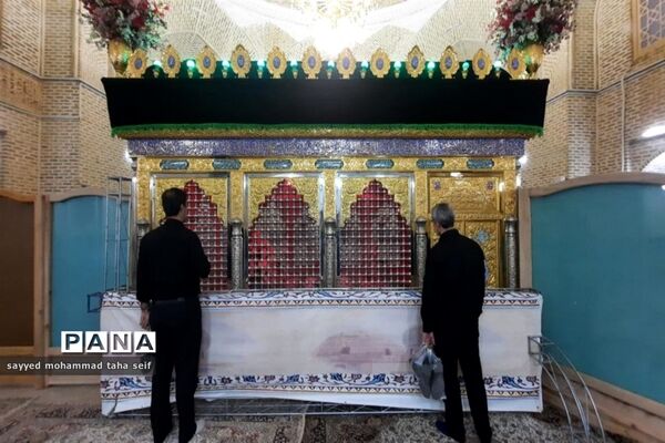 مراسم عزاداری سالروز شهادت امام محمد تقی(ع) در چهل اختران قم