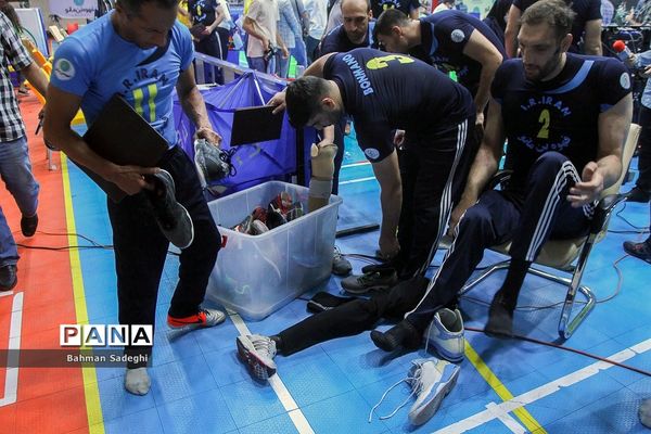 دیدار دوستانه والیبال نشسته ایران و روسیه