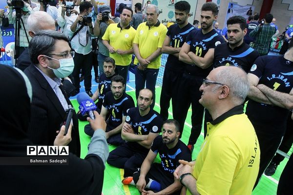 دیدار دوستانه والیبال نشسته ایران و روسیه