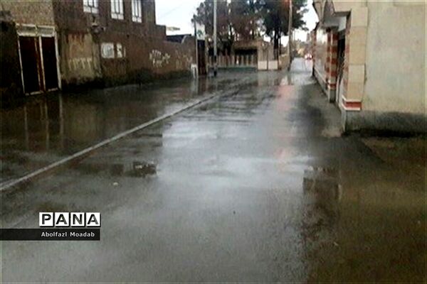 بارش باران شدید  تابستانی  در کاشمر
