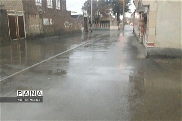 بارش باران شدید  تابستانی  در کاشمر