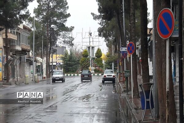 بارش باران شدید  تابستانی  در کاشمر