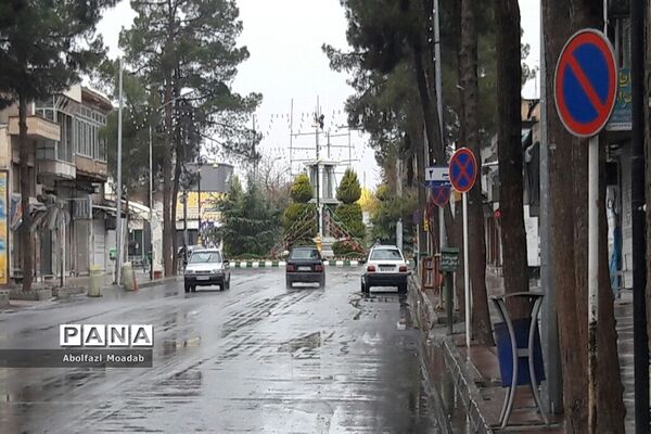 بارش باران شدید  تابستانی  در کاشمر