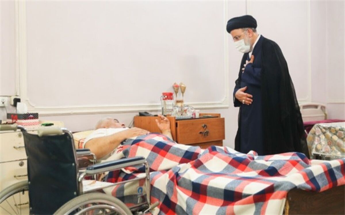 حضور سرزده رئیسی در آسایشگاه جانبازان امام خمینی(ره)