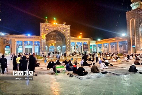 دیدار معنوی و زیبا پانا امیدیه از بارگاه ملکوتی حرم حضرت معصومه (س)